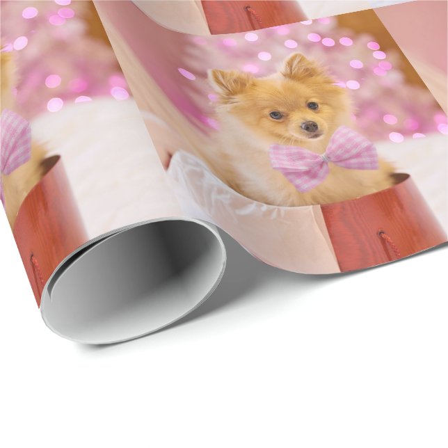 Papel De Presente Puppy Natal (Ponta do rolo)