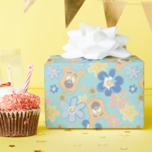 Papel De Presente Puppy Scooby-Doo Flower