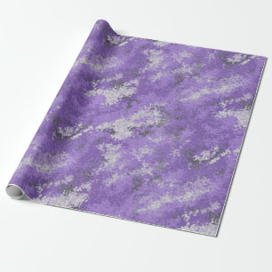 Papel De Presente Purple Digi Camo