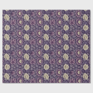 Papel De Presente Purple William Morris Style Floral