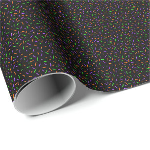 Papel De Presente Purpurina Assustadora