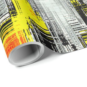 Papel De Presente quadrados de abstrato formados a partir de arranhõ