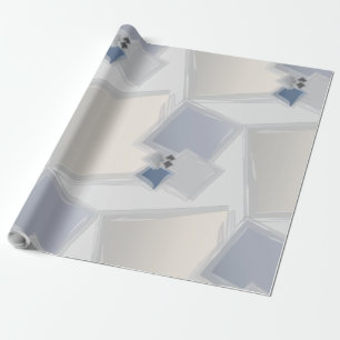Papel De Presente Quadrados de Fibonacci rolantes