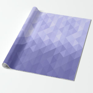 Papel De Presente Quadrados geométricos do triângulo violeta roxo