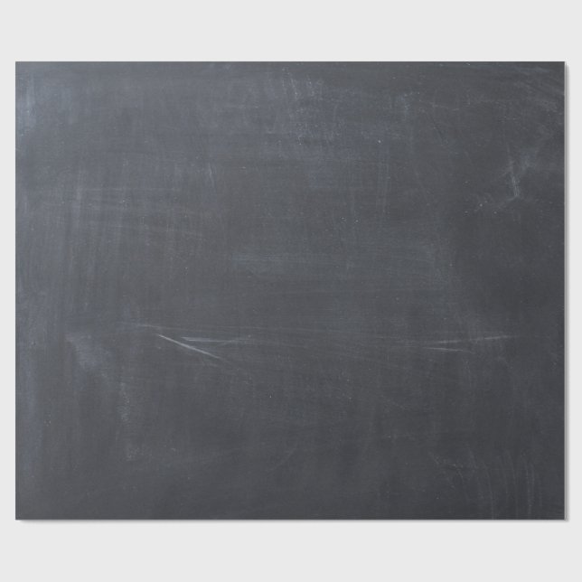 Papel De Presente Quadro negro moderno e elegante (Aberto)
