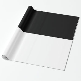 Papel De Presente Quadro - Papel de enrolamento preto/branco