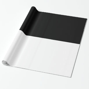 Papel De Presente Quadro - Papel de enrolamento preto/branco