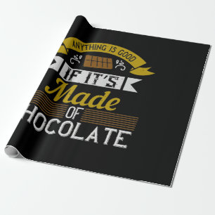 Papel De Presente Qualquer Coisa É Boa Se É Feita De Chocolate