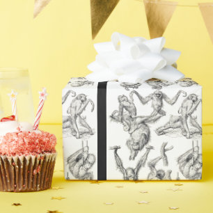 Papel De Presente Qualquer macaco de Orangutan