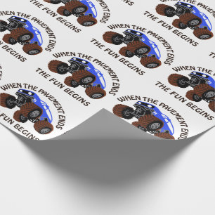 Papel De Presente Quando o pavimento termina