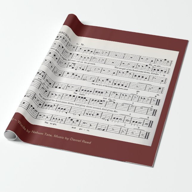 Papel De Presente "Quando os pastores olharam seus rebanhos em a (Desenrolado)