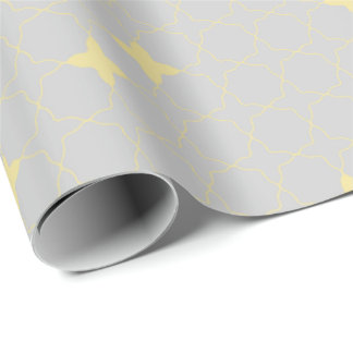 Papel De Presente Quatrefoil Geometric Pattern