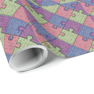 Papel De Presente Quebra-cabeça