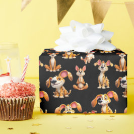 Papel De Presente Quebra de Celebração Canina 4