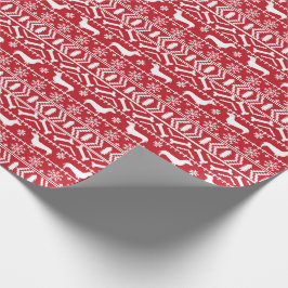 Papel De Presente Quebra de Natal da Ilha de Dachshund