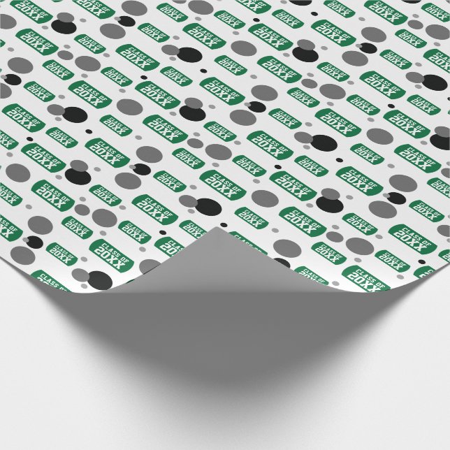 Papel De Presente Quebra de padrão de "classe de" cães e pontos verd (Ponta)