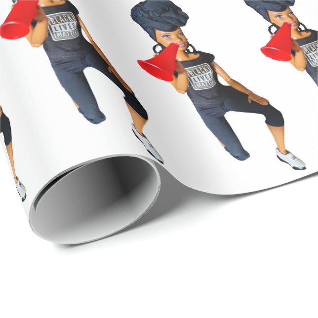 Papel De Presente Quebra de Presente BLM (Ponta do rolo)