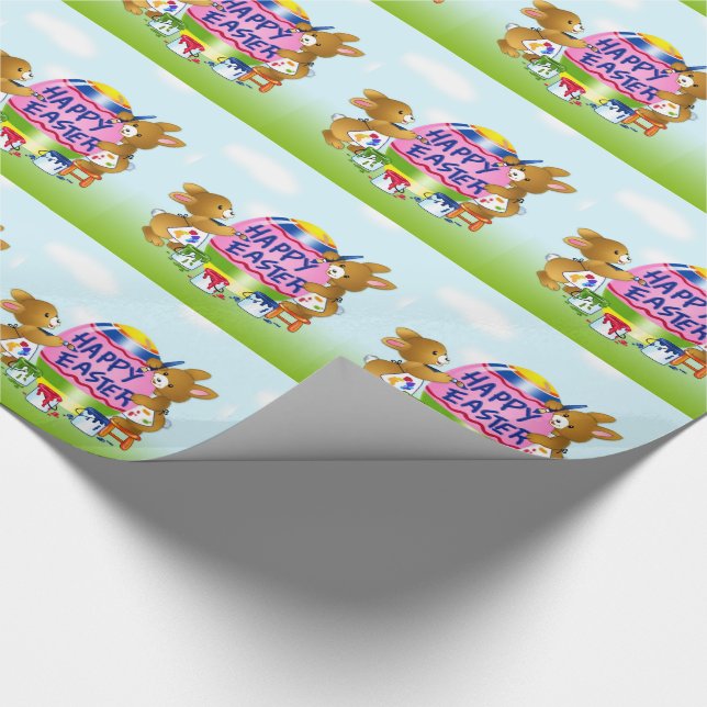 Papel De Presente Quebra de Presente de páscoa (Ponta)