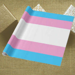 Papel De Presente Quebra de Presente do Trans Pride