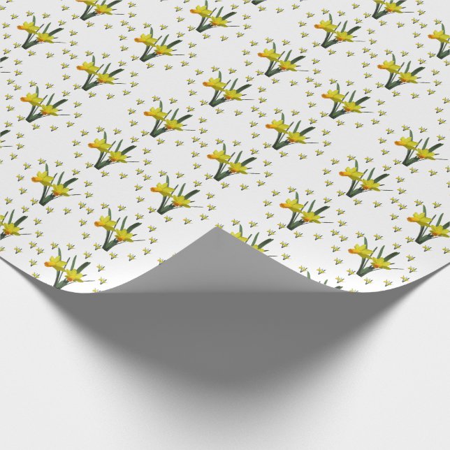 Papel De Presente Quebra de presente - floração de Daffodil (Ponta)