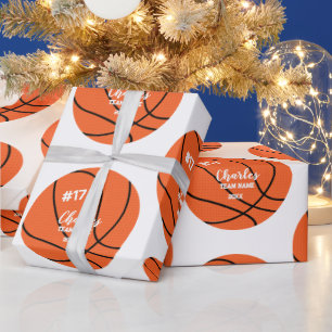 Papel De Presente Quebra de presente personalizada no basquete com n