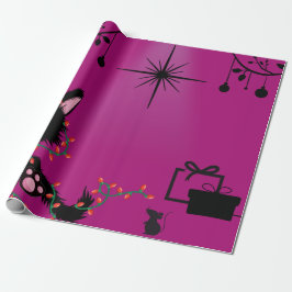 Papel De Presente Quebra de presente - Tema de gato - Gatito