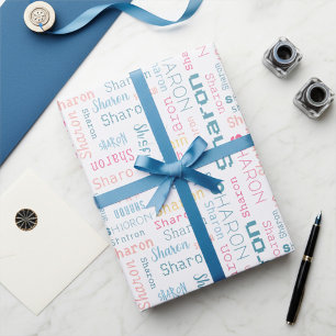 Papel De Presente Quebra de presentes personalizável exclusiva para 