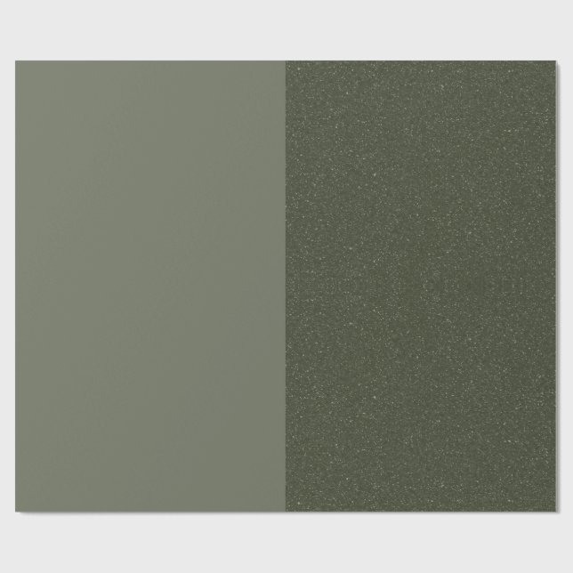 Papel De Presente Quebra de presentes verde do Elegante Moss - perso (Aberto)