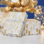 Papel De Presente Quebra Dourada Brick Wall Modern Gift<br><div class="desc">Quebra Dourada Brick Wall Modern Gift</div>