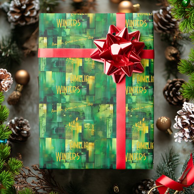 Papel De Presente Quebra personalizada de presente inspirada no digi (Criador carregado)