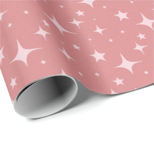 Papel De Presente Quebra-pontas do presente de esteira rosa - Cor de