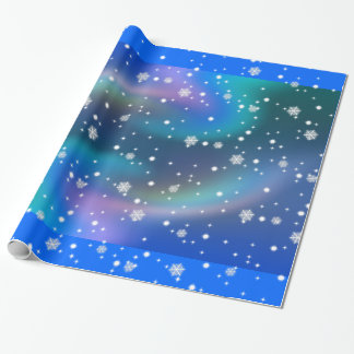 Papel De Presente Queda da neve