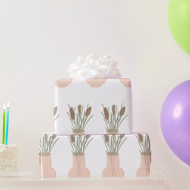 Papel De Presente Queda Flores Selvagens (Criador carregado)