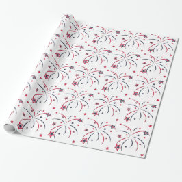 Papel De Presente Queima de Fogos