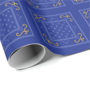 Papel De Presente Quotas Quadradas
