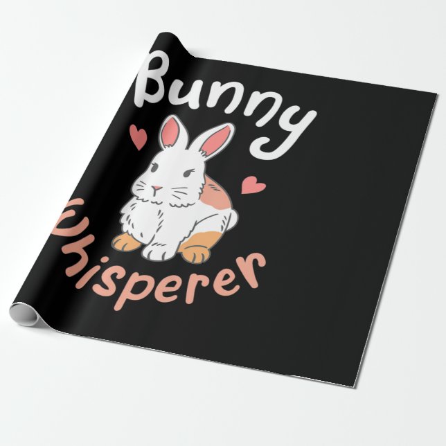 Papel De Presente Rabbit Bunny Whisperer (Desenrolado)