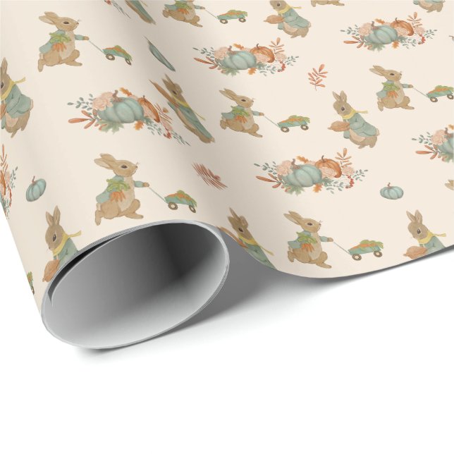 Papel De Presente Rabbit Peter Wraping Wraping Paper (Ponta do rolo)