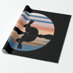 Papel De Presente Rabbit Retro Sunset