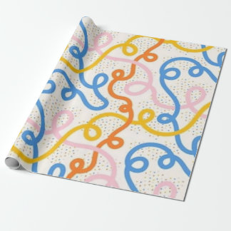 Papel De Presente Rabiscar