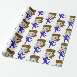 Papel De Presente rabo de coelho chibi