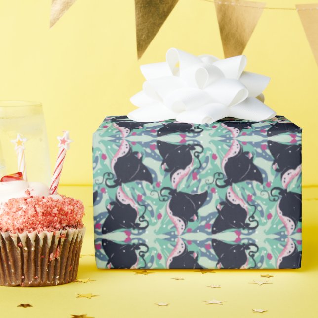 Papel De Presente Raia Manta (Festa de aniversário)