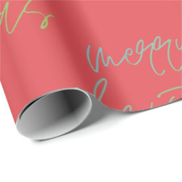 Papel De Presente Rainbow Felry Natal Bela Cereja Vermelha