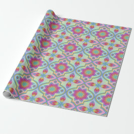 Papel De Presente Rainbow Marrakesh Pattern