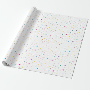 Papel De Presente RAINBOW PARTITY PATTERN brilhante e divertido mode