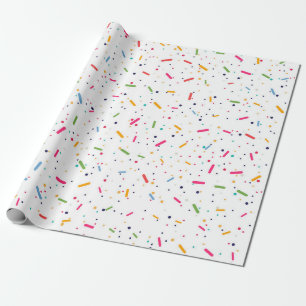Papel De Presente Rainbow Sprinkles