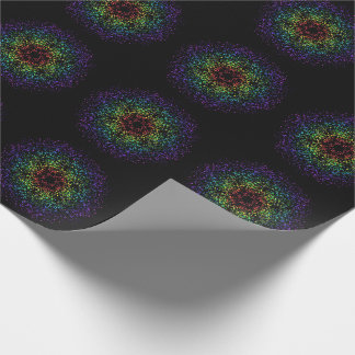 Papel De Presente Rainbow Star Galaxy Void