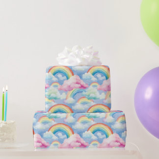 Papel De Presente  Rainbows and Rainbow Clouds