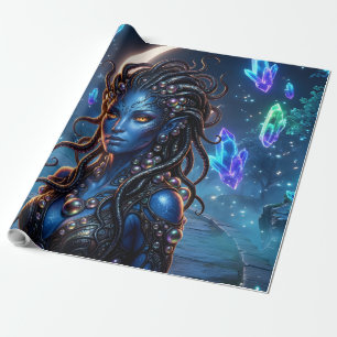 Papel De Presente Rainha Alienígena Mística – Guardiã do Reino de Cr