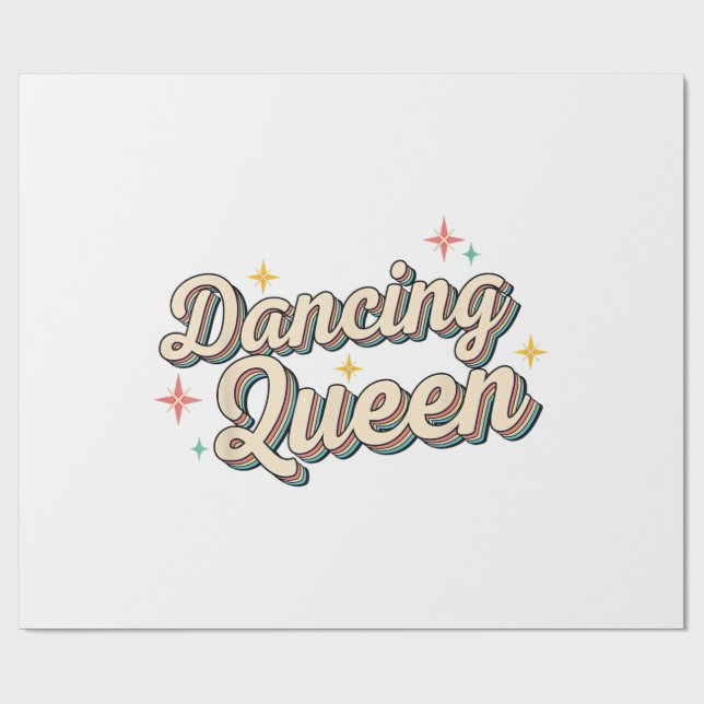 Papel De Presente Rainha da Dança (Aberto)