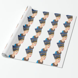 Papel De Presente rainha egípcia nefertiti